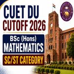 CUET DU Cutoff for BSc Hons Mathematics for SC ST Category