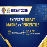 Expected BITSAT Marks vs Percentile 15 April 2026 Slot 2