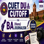 CUET DU cutoff for BA Hons Journalism for General Category