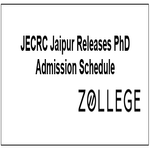 JECRC Jaipur Releases PhD Admission Schedule