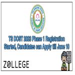 TS DOST 2023 Phase 1 Registration Started Candidates can Apply till June 10
