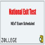 NExT Exam Scheduled