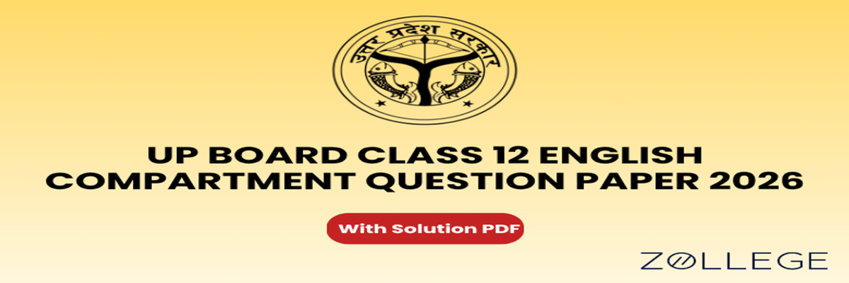 UP Board Class 12 English Compartment Question Paper 2026 with Solutions