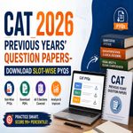 CAT 2026 Previous Years Question Papers Download Slot Wise PYQs