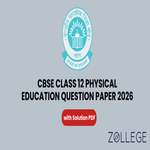 CBSE 2026 Class 12 Physical Education Question Paper With Solution PDF