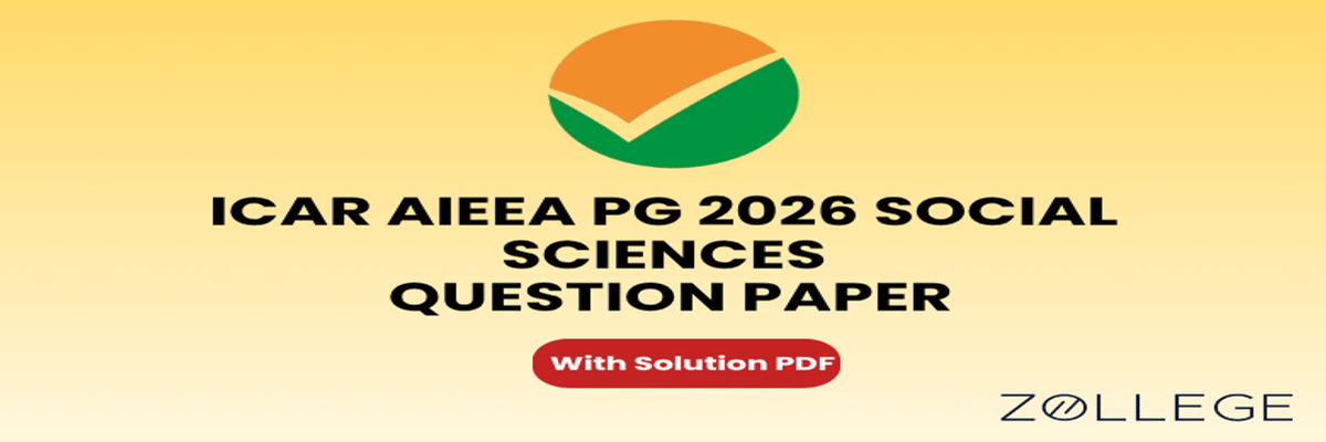 ICAR AIEEA PG 2026 Social Sciences Question Paper with Solution PDF