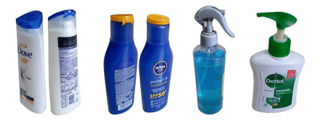 [Diagram of 4 types of dispensers]