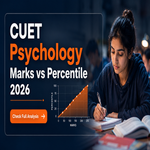 CUET Psychology Marks vs Percentile 2026