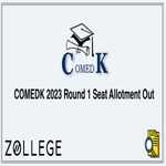 COMEDK 2023 Round 1 Seat Allotment Out
