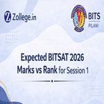 Expected BITSAT 2026 Marks vs Rank for Session 1