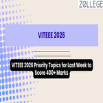 VITEEE 2026 Priority Topics for Last Week to Score 400 Plus Marks