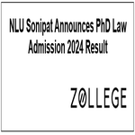NLU Sonipat Announces PhD Law Admission 2024 Result