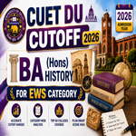 CUET DU Cutoff for BA Hons History for EWS Category