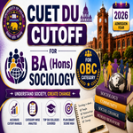 CUET DU Cutoff for BA Hons Sociology for OBC Category