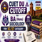 CUET DU cutoff for BA Hons Sociology for SC ST Category