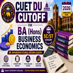 CUET DU cutoff for BA Hons Business Economics for SC ST Category