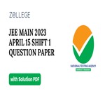 JEE Main 2023 Question Paper with Solution PDF Apr 15 Shift 1 ZPYP