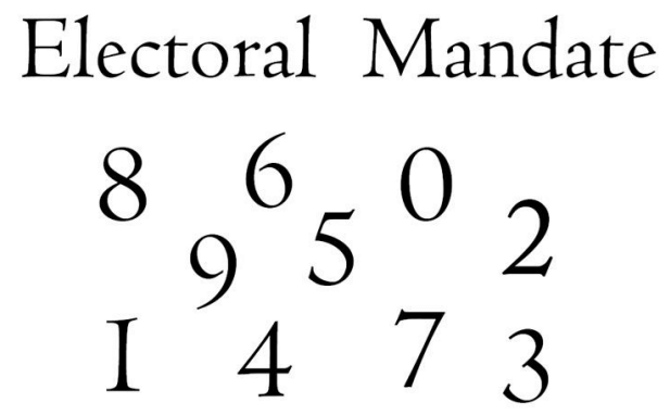 particular font
