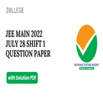 JEE Main 2022 Question Paper with Answer Key PDF Jul 28 Shift 1 ZPYP