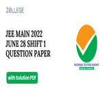 JEE Main 2022 Question Paper with Answer Key PDF for BE and BTech Jun 28 Shift 1 ZPYP