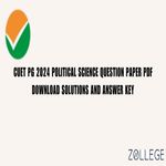CUET PG Political Science Question Paper with Answer Key PDF March 20 Shift 1 ZPYP