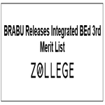 BRABU Releases Integrated BEd 3rd Merit List