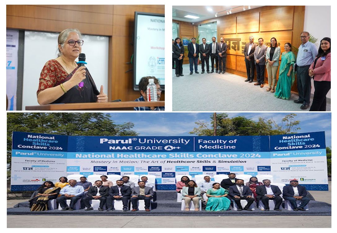 Parul University Drives Excellence in Healthcare through National Healthcare Skill Conclave 2024
