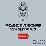 UP Board Class 12 Computer Science 2026 Question Paper with Solution PDF