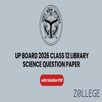 UP Board Class 12 Library Science 2026 Question Paper with Solution PDF