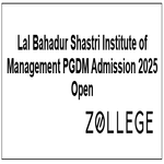 Lal Bahadur Shastri Institute of Management PGDM Admission 2025 Open