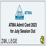 ATMA Admit Card 2023 for July Session Out
