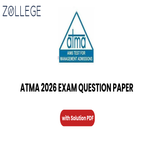 ATMA 2026 Question Paper feb 22