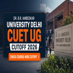 DR B R Ambedkar University Delhi CUET UG Cutoff 2026