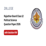 Rajasthan Board Class 12 Political Science Question Paper 2026 with Solution Pdf