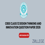 CBSE Class 12 Design Thinking and Innovation Question Paper 2026 with Solutions