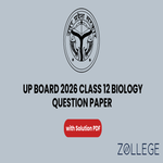 UP Board Class 12 Biology 2026 Question Paper with Solution PDF