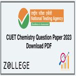 CUET Chemistry Question Paper 2023 Download PDF