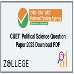 CUET Political Science Question Paper 2023 Download PDF