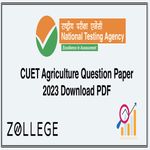 CUET Agriculture Question Paper 2023 Download PDF
