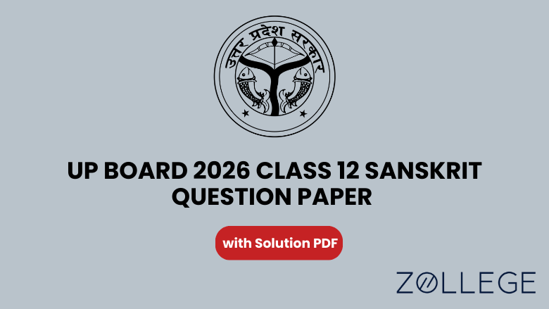 UP Board Class 12 2026 Sanskrit Question Paper with Solution PDF