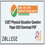 CUET Physical Education Question Paper 2023 Download PDF
