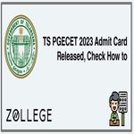 TS PGECET 2023 Admit Card Released Check How to Download