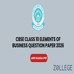 CBSE Class 10 Elements of Business Question Paper 2026 with Solutions PDF