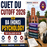 CUET DU Cutoff for BA Hons Psychology for Top Colleges