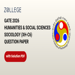 GATE 2026 XH C6 Question Paper with Answer Key and Solution PDF
