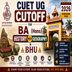 CUET UG Cutoff for BA History with Geography in BHU