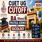 CUET UG Cutoff for BA Political Science with Sociology at BHU