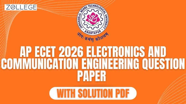 AP ECET 2026 Electronics and Communication Engineering Question Paper with Solutions PDF