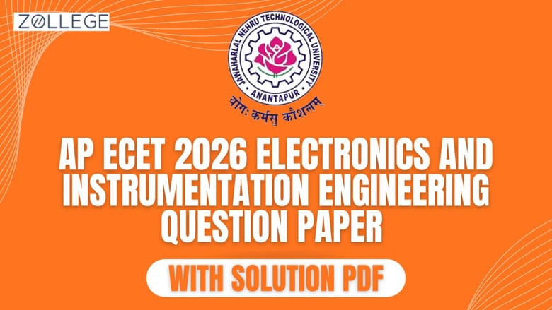 AP ECET 2026 Electronics and Instrumentation Engineering Question Paper with Solutions PDF