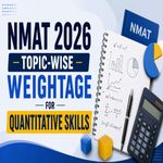 NMAT 2026 Topic Wise Weightage for Quantitative Skills